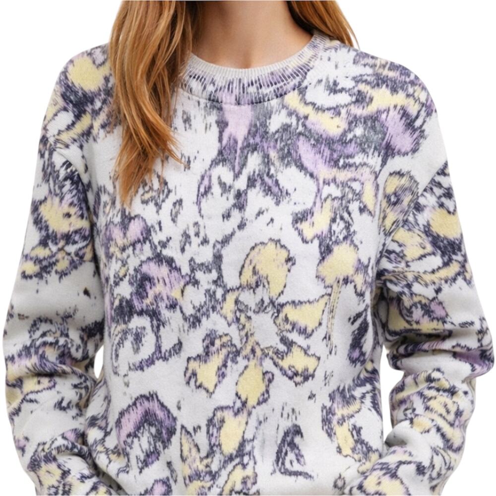 3.1 Phillip Lim Abstract Daisy Pullover floral Small